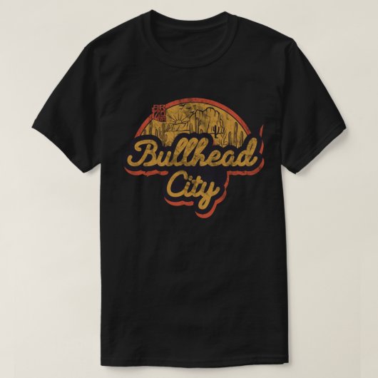 ブルヘッドシティ、アリゾナ州 Tシャツ (デザイン正面)
