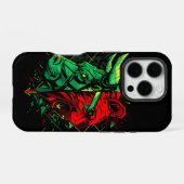 ブルベア決闘の力  iPhoneケース (裏面横)