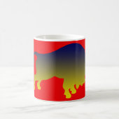 ブルホワイトコーヒーマグ コーヒーマグカップ (中央)