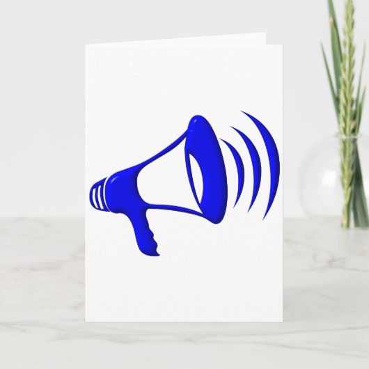 ブルホーン – 自分の単語を追加 案内状 (正面)