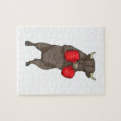 ブルボクサーボクシング手袋 ジグソーパズル (横)