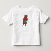 ブルボクサーボクシング手袋 トドラーTシャツ (正面)