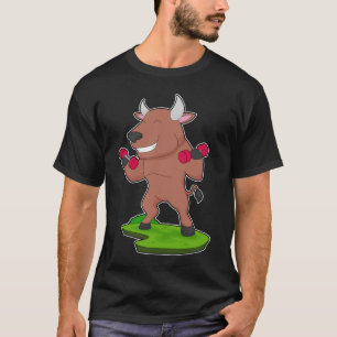 ブルボディビルダンベル Tシャツ