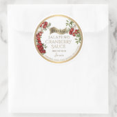 ブルボンジャラペーニノクランベリーソース作り ラウンドシール (バッグ)