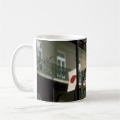 ブルボンニュー・オーリンズを道路標識 コーヒーマグカップ (左)