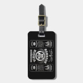 ブルボン古いラベル ラゲッジタグ (正面縦)