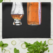 ブルボン救済おもしろい酒飲み キッチンタオル (折り畳み)