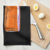 ブルボン救済おもしろい酒飲み キッチンタオル (四つ折り)