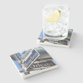 ブルボン通りのコースター、ニュー・オーリンズ ストーンコースター (横)