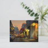 ブルボン通りの日没の郵便はがき ポストカード (スタンド正面)