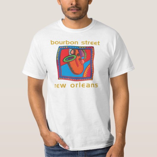 ブルボン通りニュー・オーリンズ Tシャツ (正面)