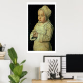 ブルボン(1491年~1521年)娘のスザンヌポートレート ポスター (ホームオフィス)