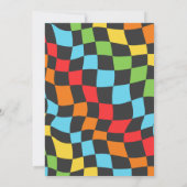 ブルボーイプールパーティー誕生日トレンディー 招待状 (裏面)