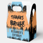 ブルボーイ誕生日ネオングラフティオレンジブルー フェイバーボックス (オープン)