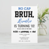 ブルボーイ10代の若者誕生日ノーキャップボ10代のイ 招待状 (スタンド正面)