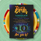 ブルボーイ10代の誕生日 招待状