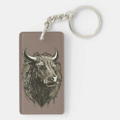 ブルポートレートはがき キーホルダー (裏面)