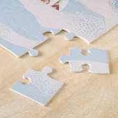 ブルマスチフドウウィンターワンダーランドクリスマスジョイ ジグソーパズル (側面)