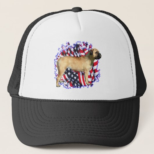 ブルマスチフ愛国者 キャップ (正面)