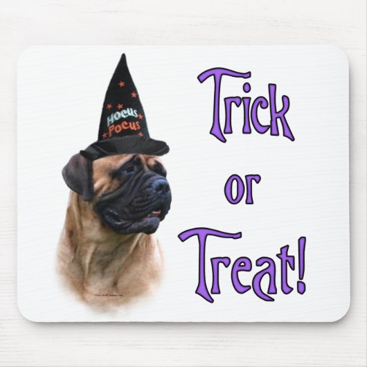 ブルマスティフのトリック マウスパッド (正面)