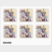 ブルマスティフカラフルスクエア スクエアシール (シート)