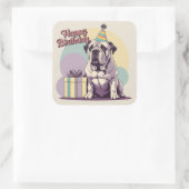 ブルマスティフカラフルスクエア スクエアシール (バッグ)