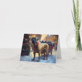 ブルマスティフクリスマスフェスティバルシーズン カード (正面)