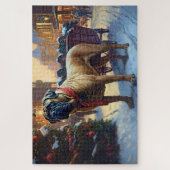 ブルマスティフクリスマスフェスティバルシーズン ジグソーパズル (縦)