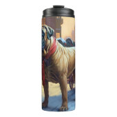 ブルマスティフクリスマスフェスティバルシーズン タンブラー (正面)