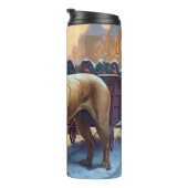 ブルマスティフクリスマスフェスティバルシーズン タンブラー (回転右)