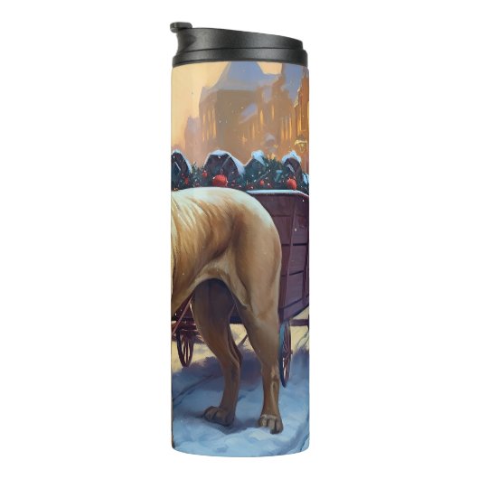 ブルマスティフクリスマスフェスティバルシーズン タンブラー (回転右)