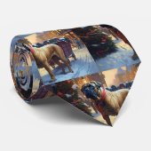 ブルマスティフクリスマスフェスティバルシーズン ネクタイ (ロール)