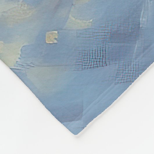 ブルマスティフクリスマスフェスティバルシーズン フリースブランケット (角)