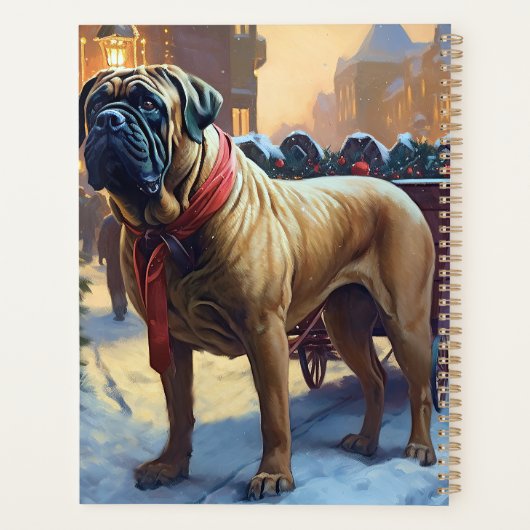 ブルマスティフクリスマスフェスティバルシーズン プランナー手帳 (裏面)