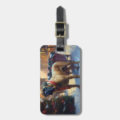 ブルマスティフクリスマスフェスティバルシーズン ラゲッジタグ (正面縦)