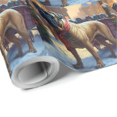 ブルマスティフクリスマスフェスティバルシーズン ラッピングペーパー (ロールコーナー)