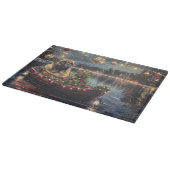 ブルマスティフクリスマスフェスティバル航海 カッティングボード (角)