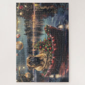 ブルマスティフクリスマスフェスティバル航海 ジグソーパズル (縦)