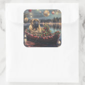 ブルマスティフクリスマスフェスティバル航海 スクエアシール (バッグ)