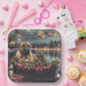 ブルマスティフクリスマスフェスティバル航海 ペーパープレート (パーティー)