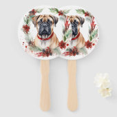 ブルマスティフクリスマスリースフェスティバルカップ ハンドファン (正面&裏面)