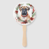 ブルマスティフクリスマスリースフェスティバルカップ ハンドファン (正面)