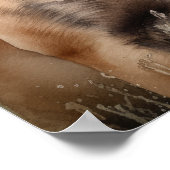 ブルマスティフドッグアートプリントポスター ポスター (角)