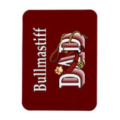 ブルマスティフパパ マグネット (縦)