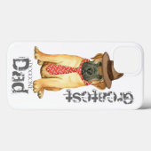 ブルマスティフパパ Case-Mate iPhoneケース (裏面 (横))