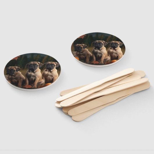 ブルマスティフパピー秋デライトカボチャ ハンドファン (組立なし)