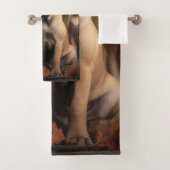 ブルマスティフパピー秋デライトカボチャ バスタオルセット (インサイチュ)