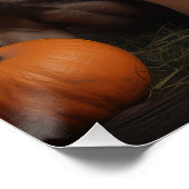 ブルマスティフパピー秋デライトカボチャ ポスター (コーナー)