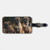 ブルマスティフパピー秋デライトカボチャ ラゲッジタグ (裏面横)