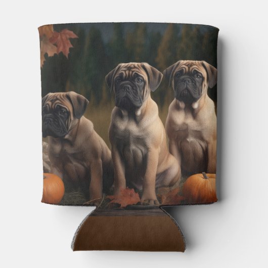 ブルマスティフパピー秋デライトカボチャ 缶クーラー (裏面)